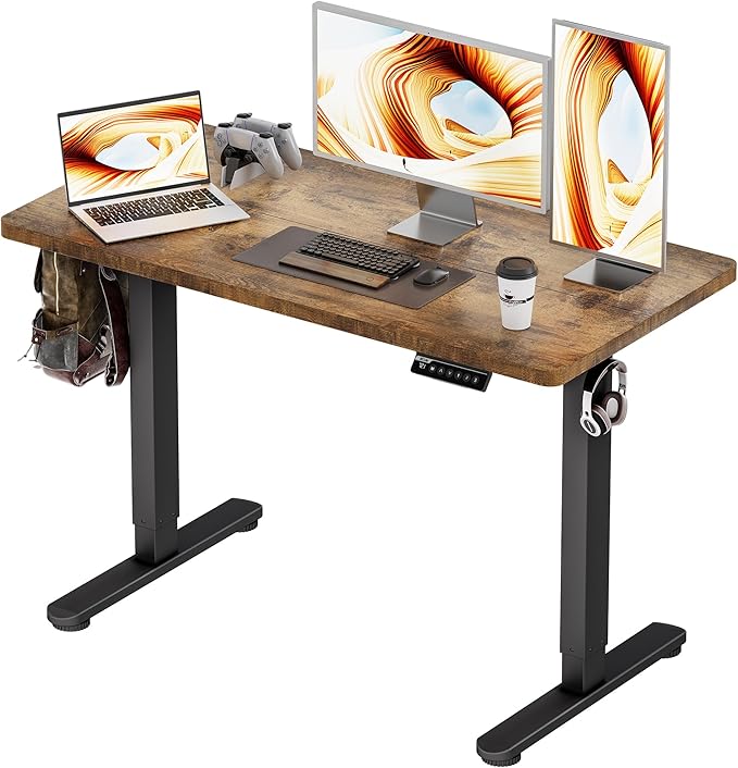 BIZUM Standing Desk Electric Adjustable Computer Desk-Stand up Desk Office