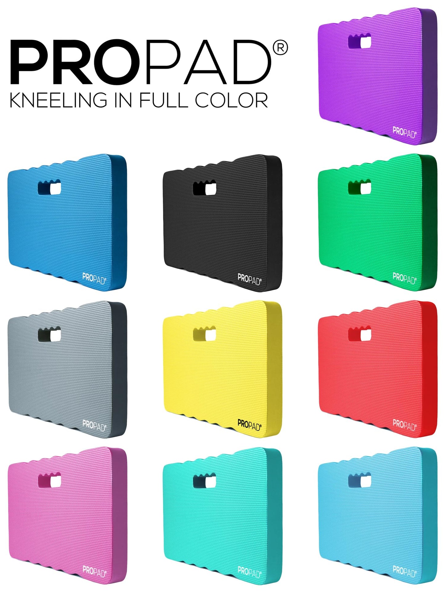 Thick Kneeling Pad, Garden Kneeler for Gardening, Bath Kneeler for Baby Bath, Kneeling Mat for Exercise & Yoga, Knee Pad for Work, Floor Foam Pad, Extra Large (XL) 18 x 11 x 1.5 Inches, Black