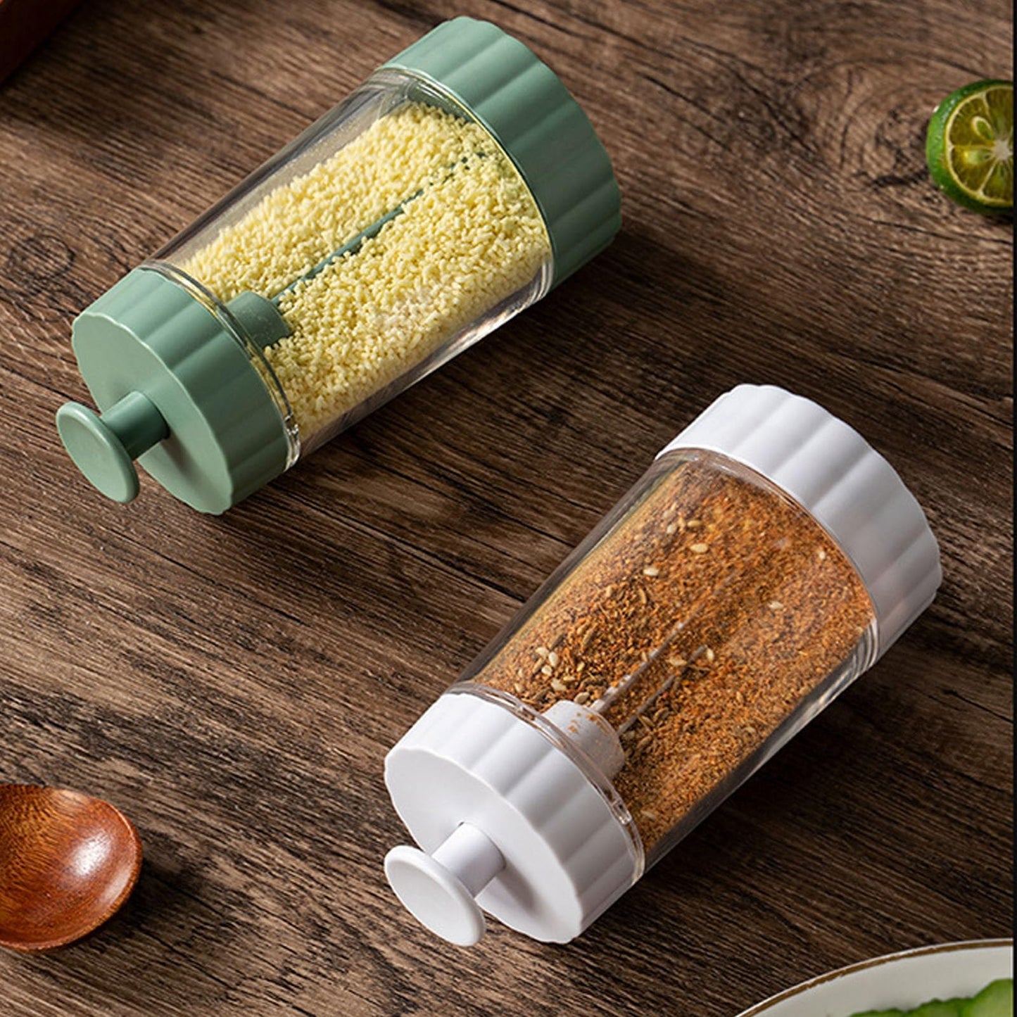 aqxreight Quantitative Salt Shaker 05g Precise Portion Control Metering Dispenser for Salt Seasonings Kitchen Cooking Camping BBQ Household Use
