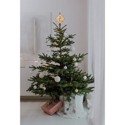 Kurt Adler 10-Light Capiz Star of Bethlehem Clear Treetop