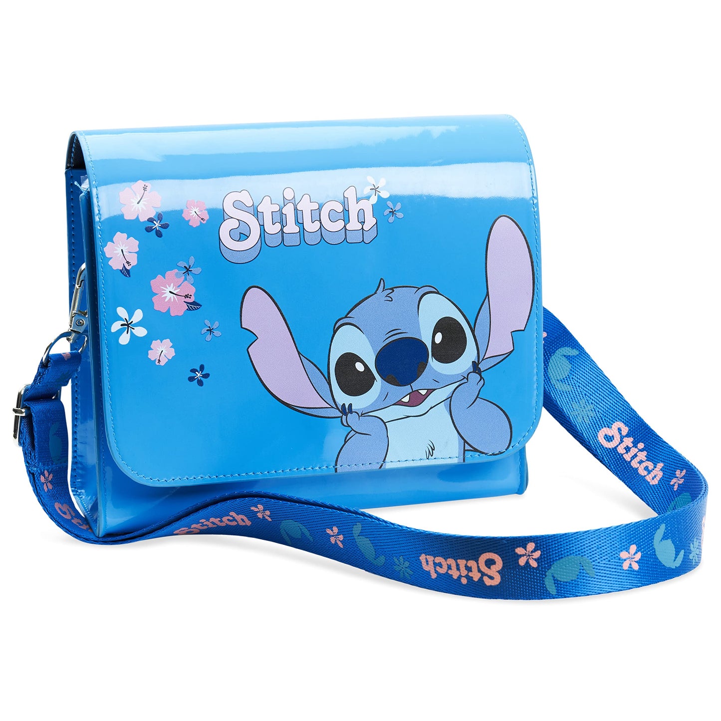 Disney Girl's Shoulder Bags Handbags, Blue Stitch, One Size
