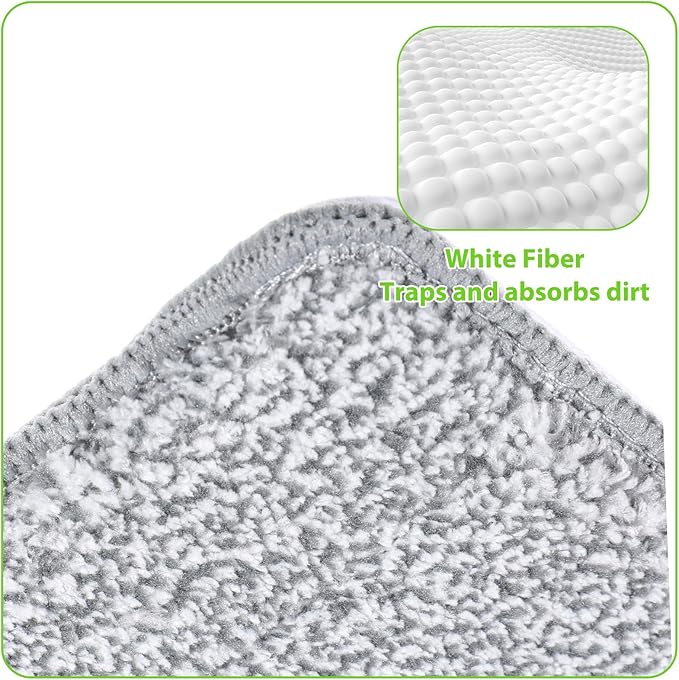 3 Pack Flat Mop Replacement Pad