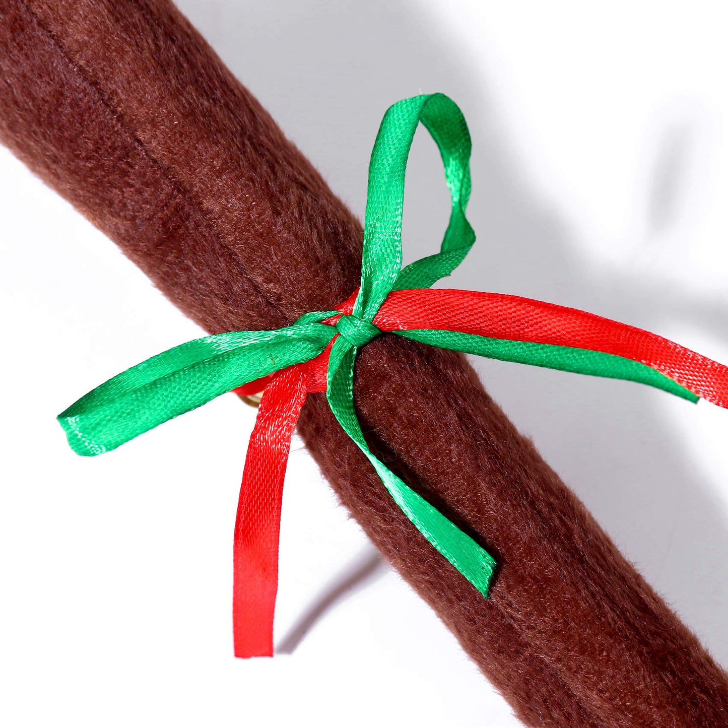 Christmas Car Decorations - Reindeer Antler Kit with Jingle Bells and Red Nose - Vehicle Accessories for Xmas