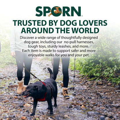 Sporn No Pull Dog Harness for Small-Sized Dogs - Red Mesh, Heavy Duty Nylon, Breathable, Lightweight, Adjustable, Padded, Soft & Easy, Anti-Pull & Anti-Rub Body Halter, Small Dog Harness for Puppies