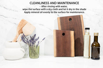 Live Edge Black Walnut Cutting Board – Amish Handmade in USA, One-of-a-Kind Charcuterie & Serving Board, Sustainably Harvested American Hardwood, X-Large 10" x 20" | ArborDown