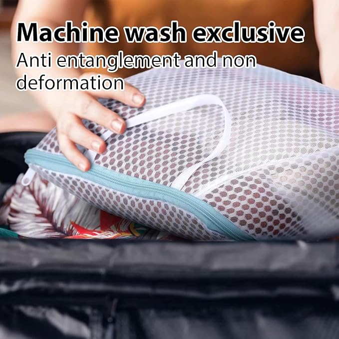 3 Pcs Laundry Bags Mesh Wash Bags