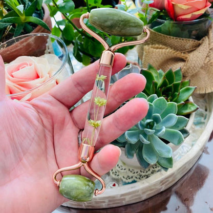 100% Authentic Jade Roller and Gua Sha Set for face I Derma Roller I Facial Tools I Real Guasha I Premium Quality I Mother's Day Gift for wife