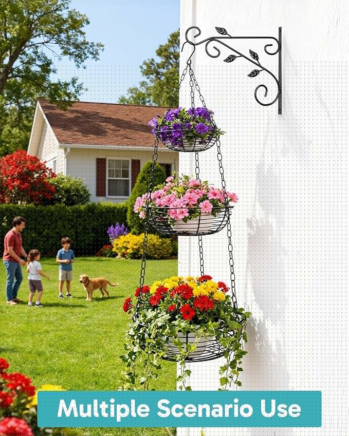 FANGSUN 3-Tier Hanging Fruit Basket