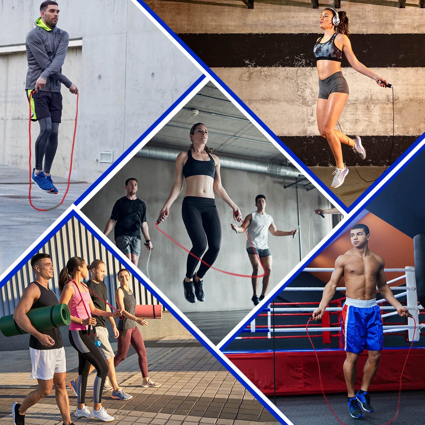 Weighted Jump Rope - Premium Heavy Jump Ropes with Adjustable Extra Thick Cable, Aluminum Silicone Grips Handles, High-Speed Ball Bearings Professional Skipping Rope for Crossfit MMA Cardio & Workouts