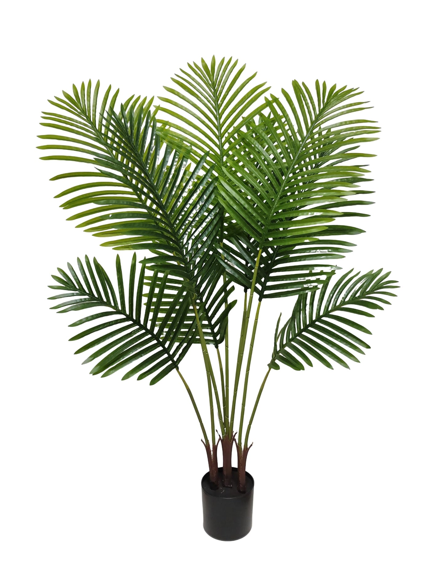 Kiko Artificial Palm Tree -4 Ft Tall Fake Floor Plant Greenery Potted Plants for Office,Gymnasium Room, Living Room, Dinner Room, Shopping mall,Artificial Plant for Indoors and Outdoors