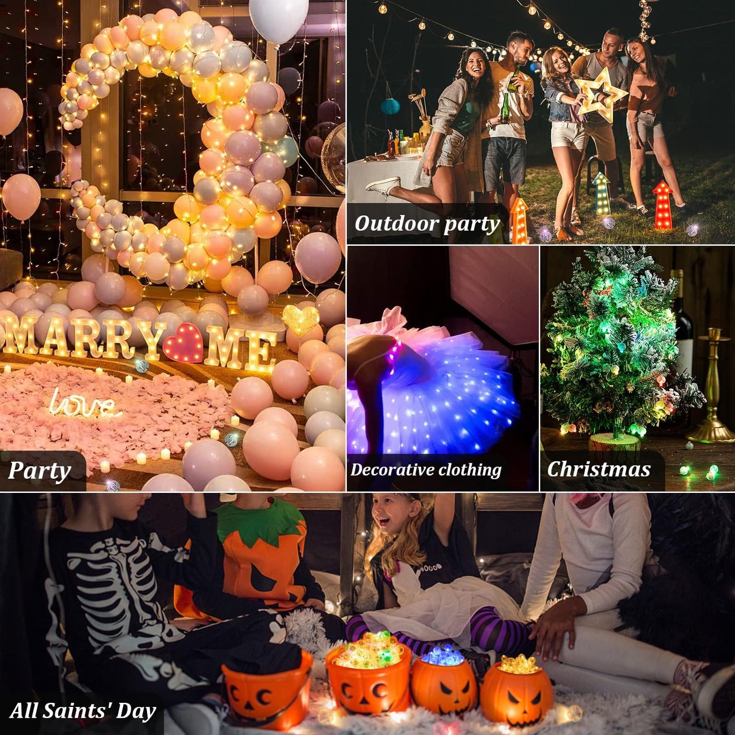 200pcs LED Purple Balloon Light, Round Led Mini LED Lights for Paper Lantern Balloon Indoor Outdoor Party Event Fun, Birthday Party Wedding Decoration Supplies