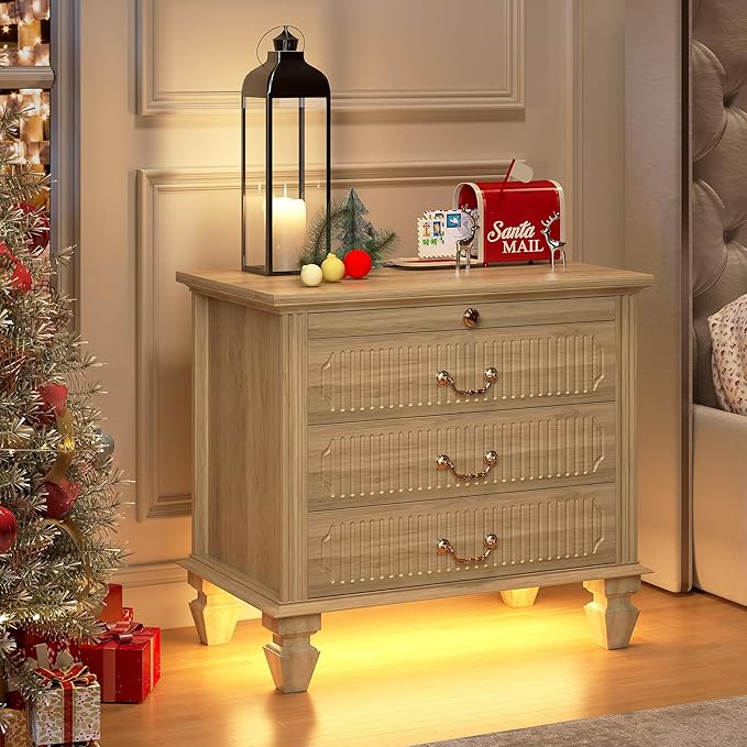 FREDEES 25.6'' Wide Bedside Table