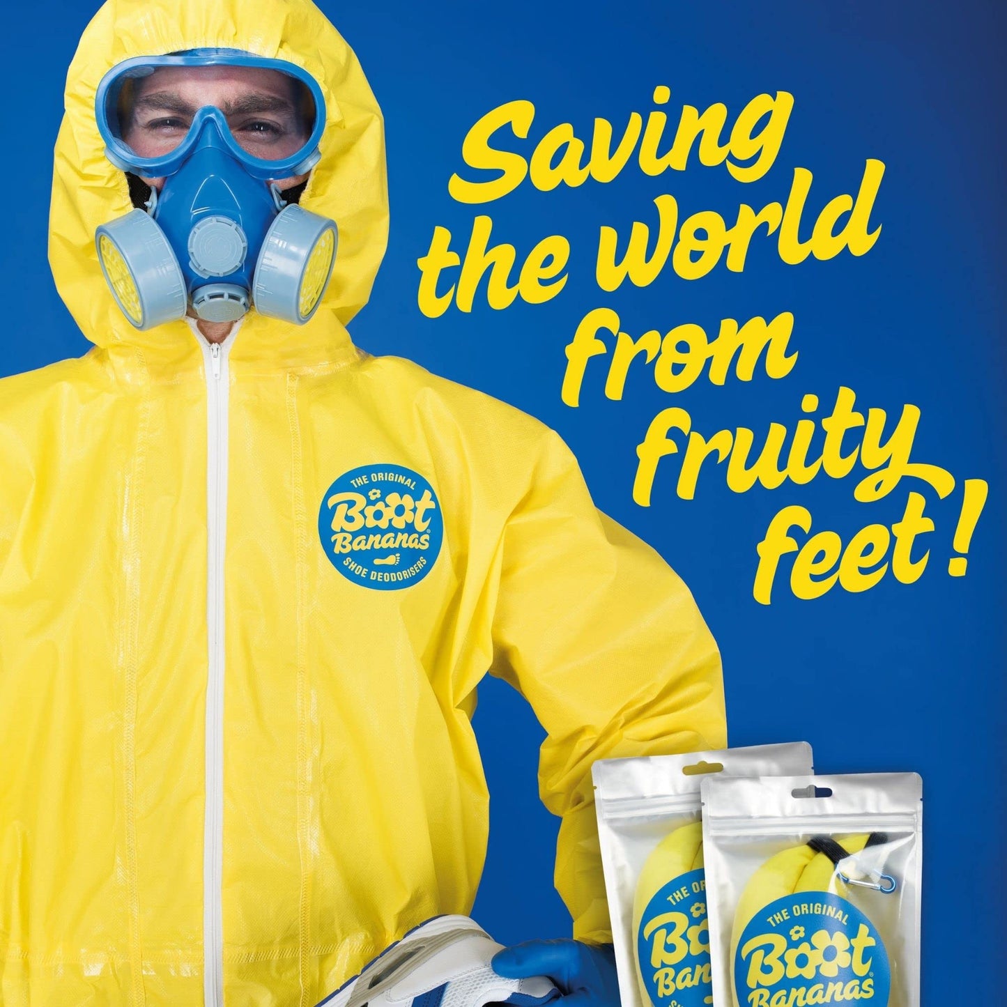 Boot Bananas Original Shoe Deodorisers – Trainer Freshener & Boots Odour Eliminator, Shoe Air Freshener & Smell Remover – Reusable, Eco-Conscious, 6-12 months Long-Lasting trainer deodoriser – 1 Pair