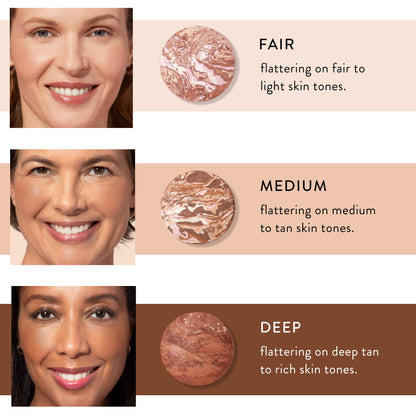 LAURA GELLER NEW YORK Baked Bronze-N-Brighten Bronzer Powder - Medium - Natural Bronze Glow