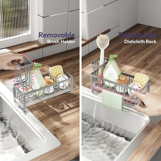 SWTYMIKI Sponge Holder for Kitchen Sink