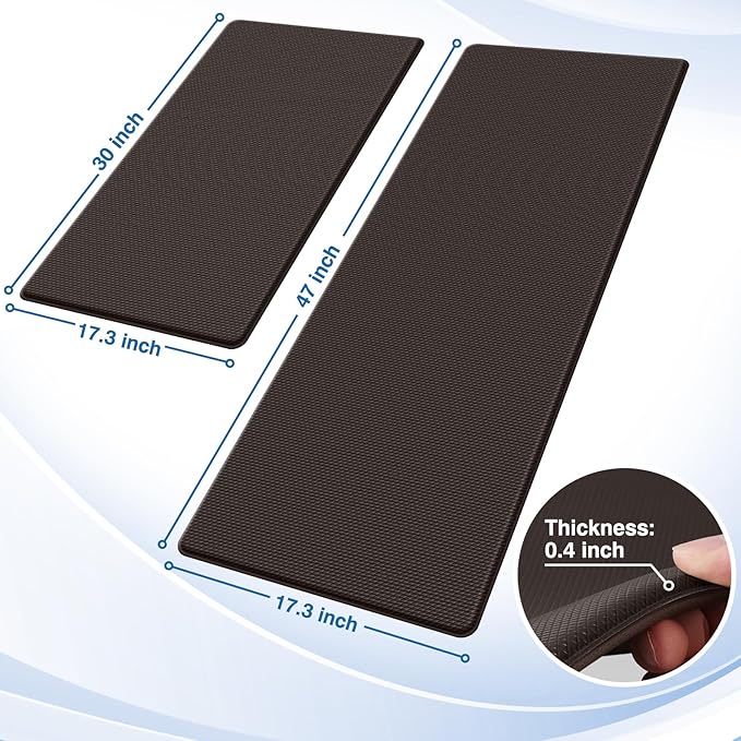 StepRite Kitchen Mats, Cushioned Anti Fatigue Kitchen Mats