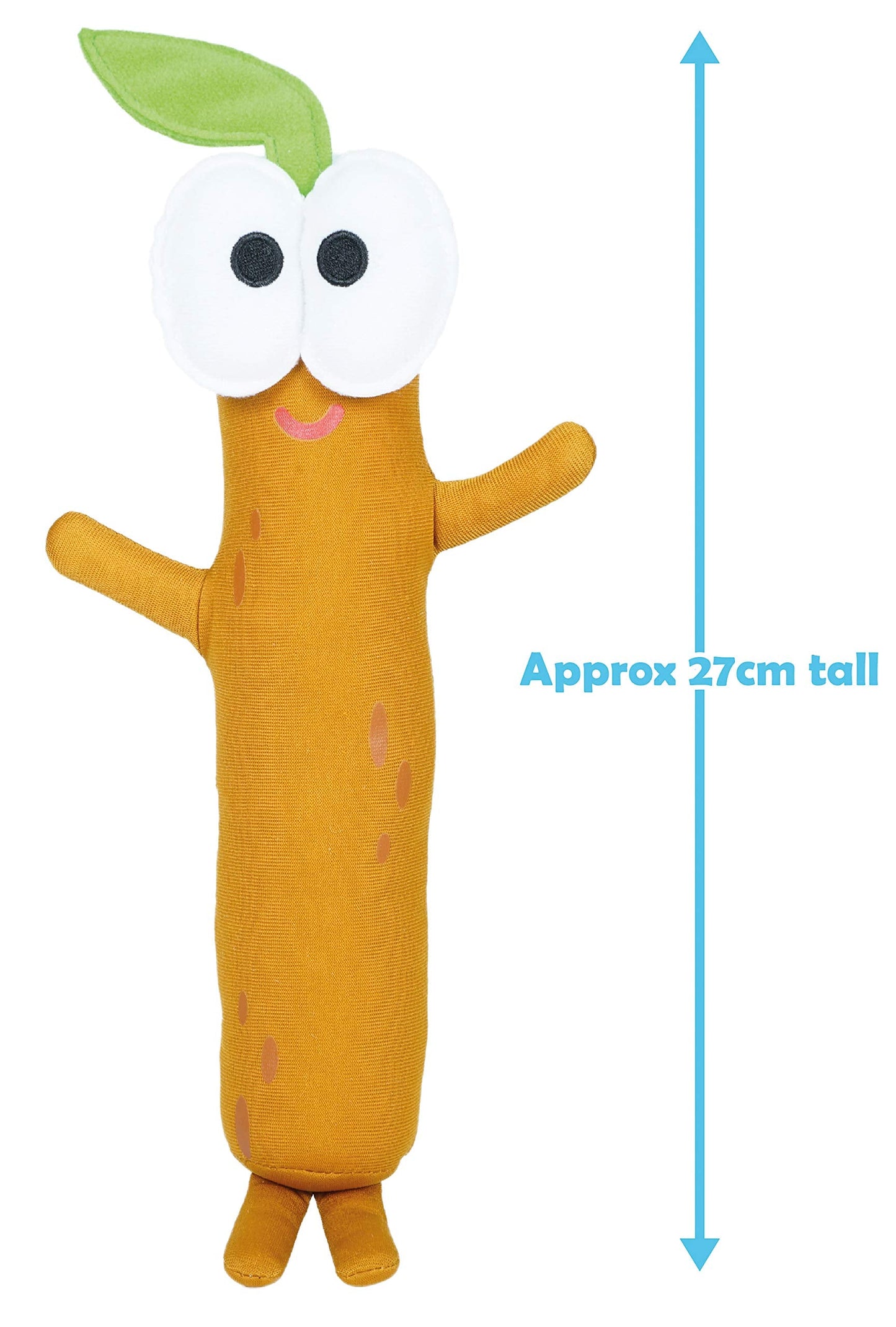 Hey Duggee Singing Sticky Stick Stick Soft Toy, Brown