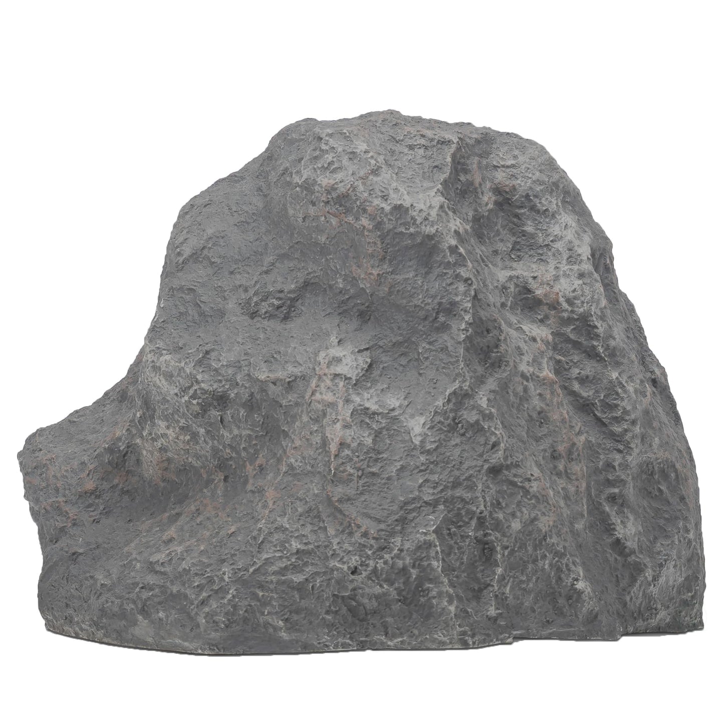 Gardenised Decorative Outdoor Weather-Resistant Artistic Artificial Faux Stone Rock, Garden Patio Granite Grey Fiberglass Stone, Charm Shaped
