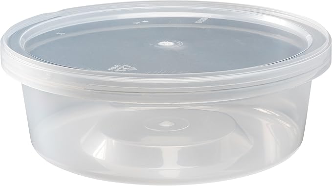 DuraHome - Deli Containers - 40 Pack Plastic Microwavable Clear Food Storage