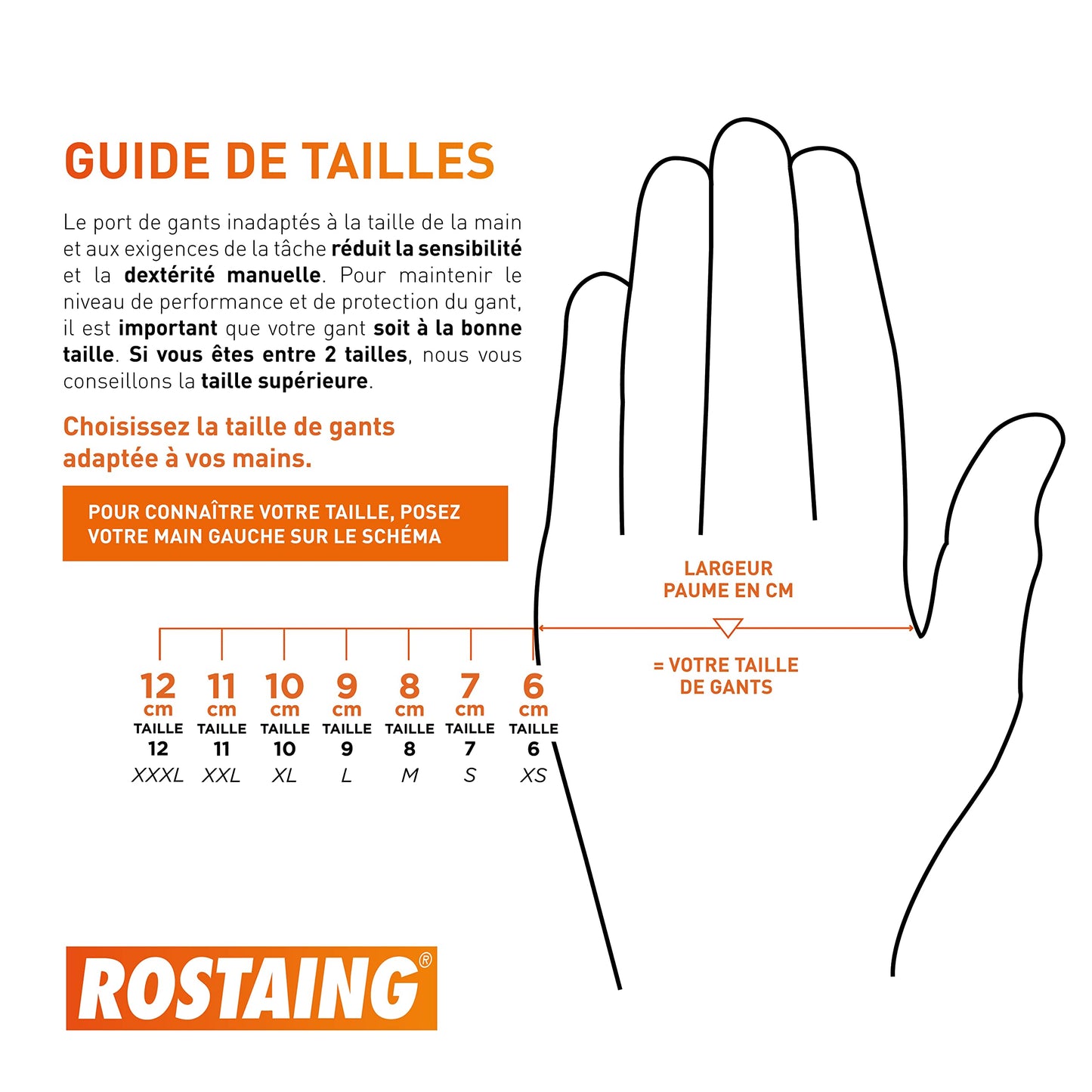 Rostaing RONCIER-IT10 "Robuste" Gloves - Brown