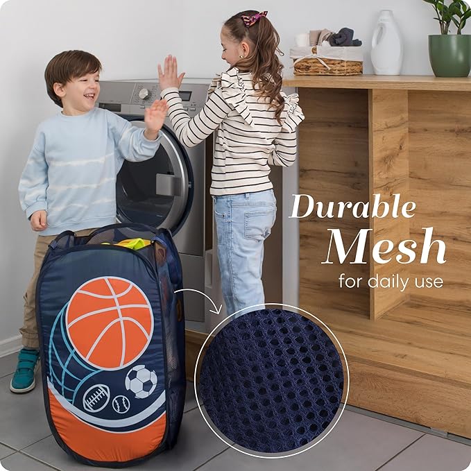 Handy Laundry Collapsible Mesh Pop Up Hamper