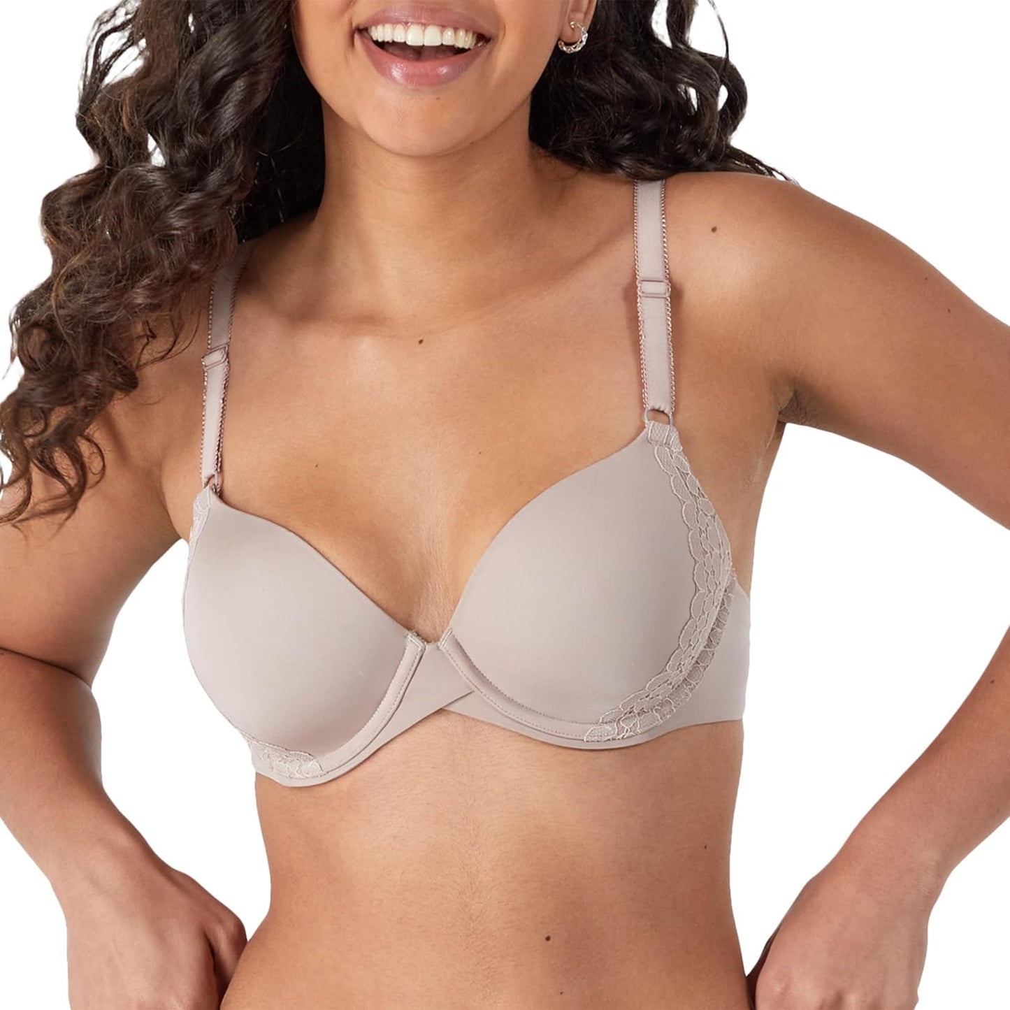 Maidenform Underwire, One Fab Fit Demi T-Shirt, Convertible Bras for Women