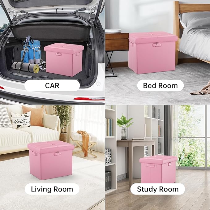 DocSafe Storage Ottoman Foot Rest Stool