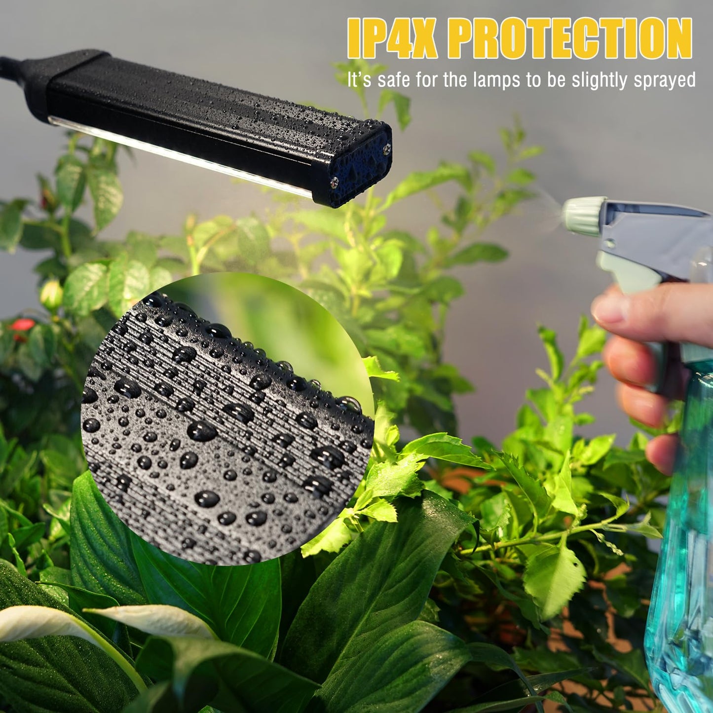 LED Grow Lights for Indoor Plants Full Spectrum, 540 LEDs Plant Lights for Indoor Growing with 58" Adjustable Stand, Plant Grow Lights with Auto 5H/10H/15H Timer for Indoor Tall Plants.