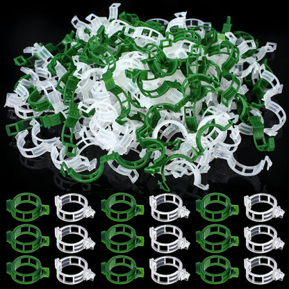 Vesici 600 Pcs Tomato Clips Garden Plant Support Clips for Climbing Plants Plastic Trellis for Climbing Vegetable Grape Vine Cucumber Flower Outdoor Indoor to Grow Upright Makes Healthier