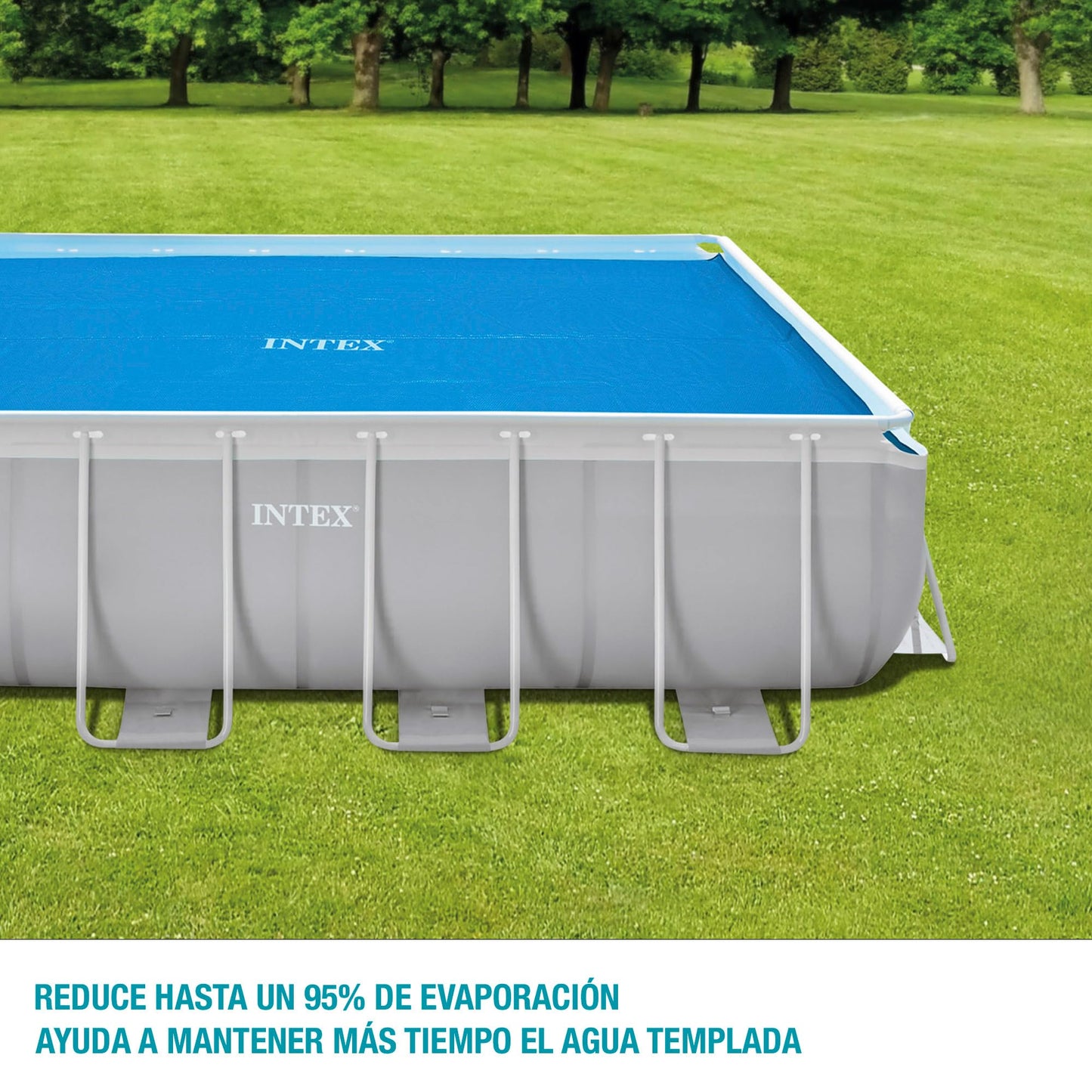 Intex Solar Cover for Ultra Frame Rectangular 400 x 200 cm Solar Tarpaulin Blue