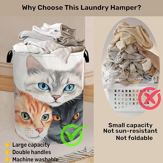 Cat Laundry Basket