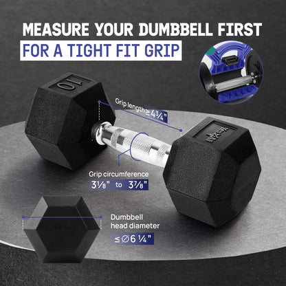 Yes4All Kettlebells Grip, Dumbbell Grip Handle, Convert Dumbbells into Kettlebell for Home Gym, Kettlebell for Weights Plate