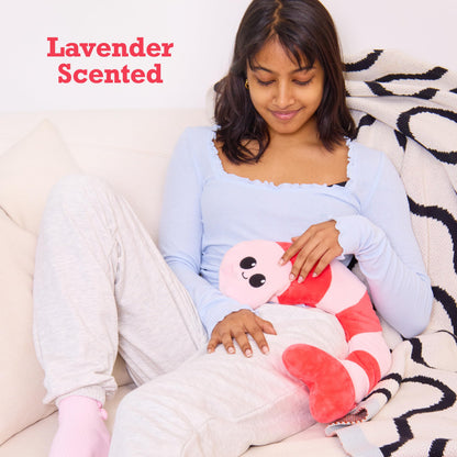 Happy Helpers Octopus Plush — Menstruation Crustacean Plushies Cute Lavender Scented Heating Pad for Cramps