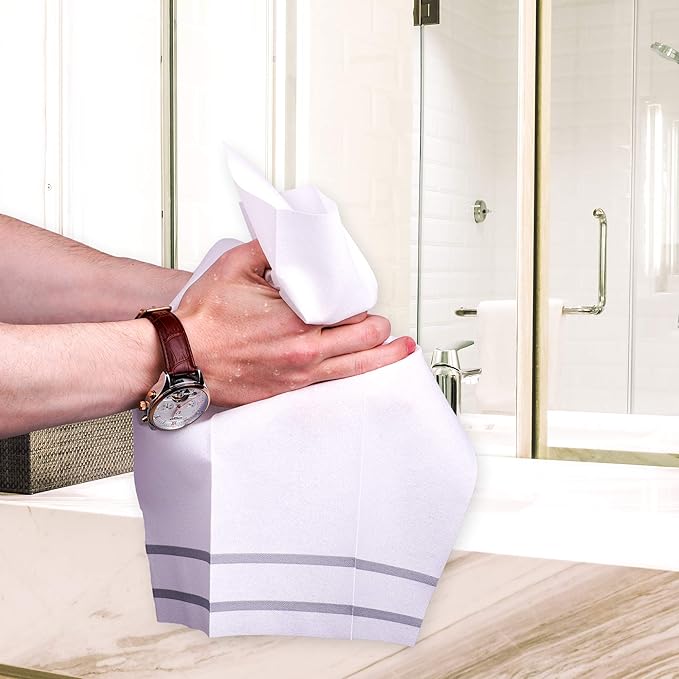 Paper Hand Towels for Bathroom, Linen-Feel Guest Towels, Formal Dinner