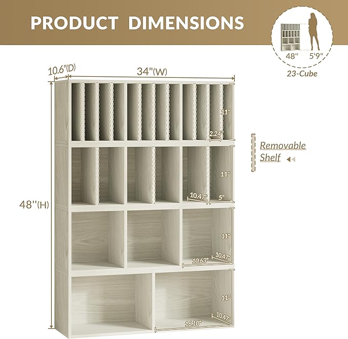 IOTXY DIY Modular Cube Bookcase