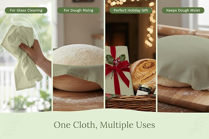 Sage Green Flour Sack Tea Towels