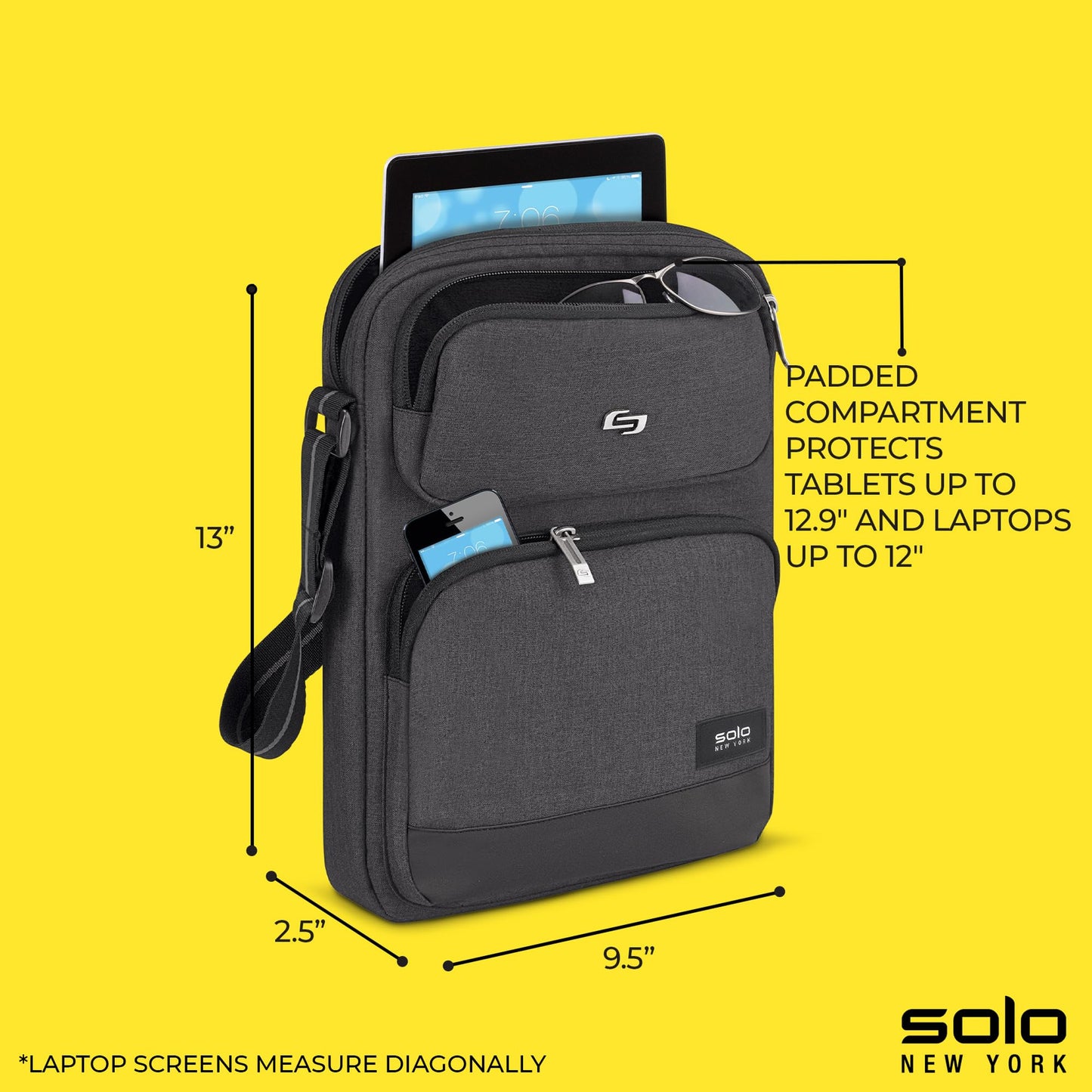 SOLO New York Ludlow Universal Tablet Sling Tote