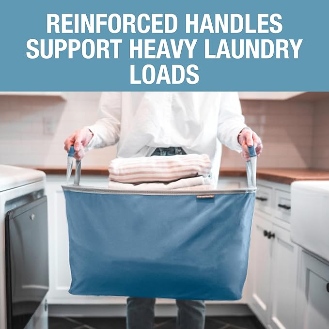 CleverMade Collapsible Laundry Basket 2 Pack – 60L Foldable Clothes Hamper