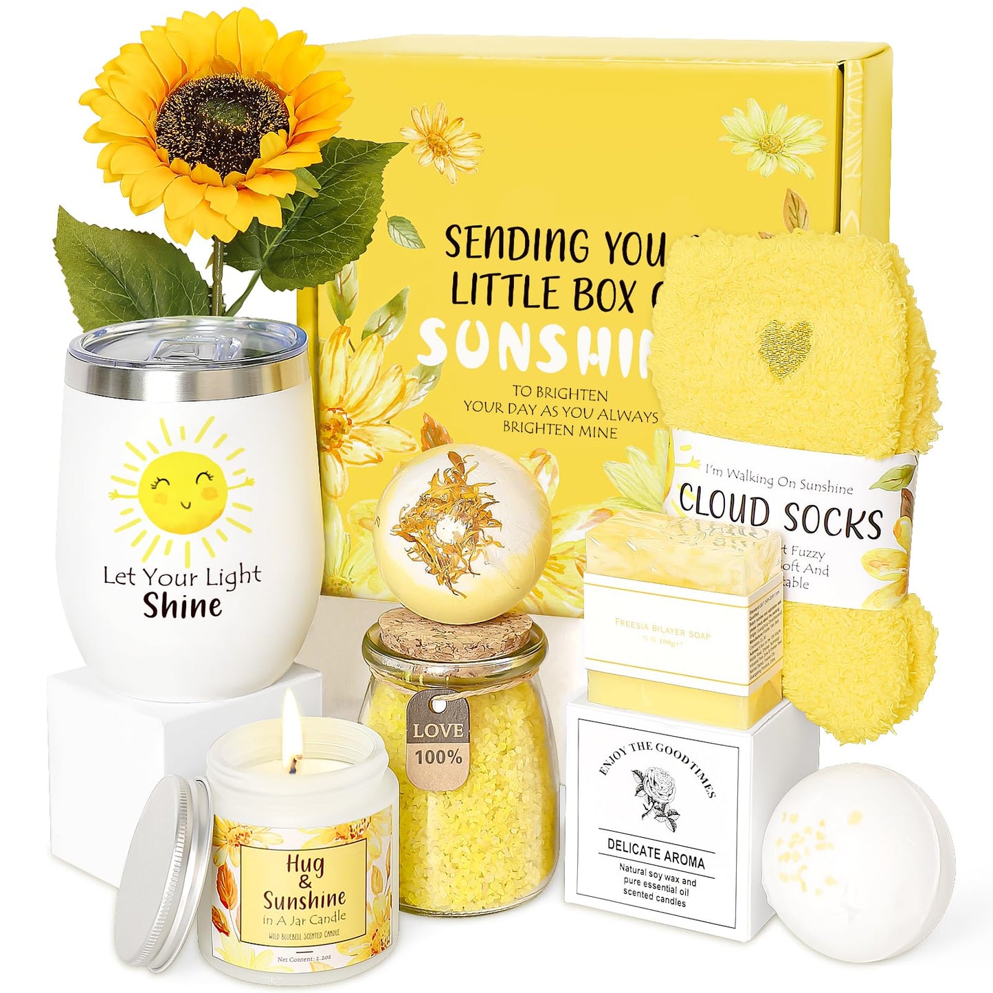 Birthday Gifts for Women, Unique Relaxing Spa Gift Baskets for Women Self Care Gifts Get Well Soon Gifts Christmas Gifts for Best Friends Bestie Sister Mom Her Female