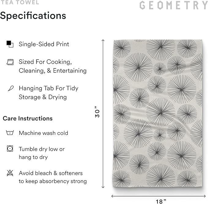 GEOMETRY Kitchen Tea Towels