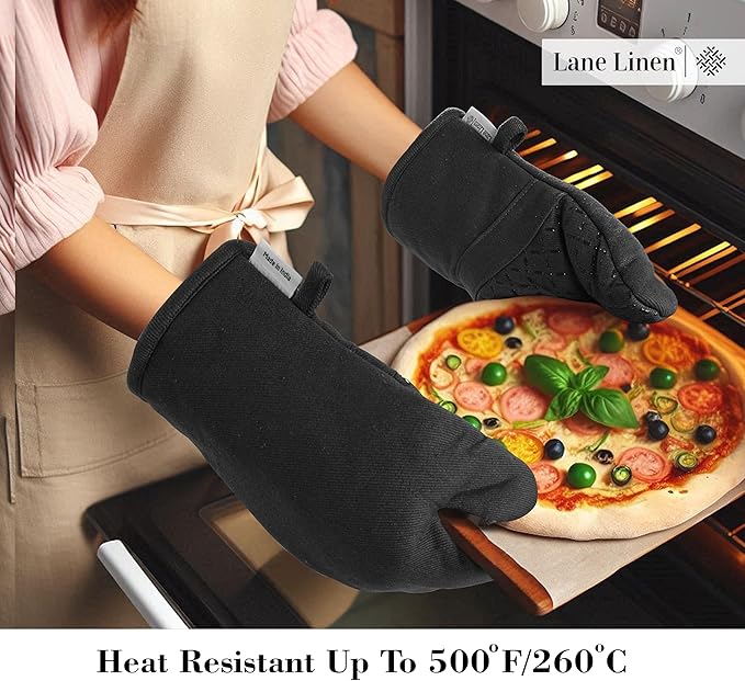 LANE LINEN 16-Piece Kitchen Towels & Dishcloths Set – Heat Resistant Silicone