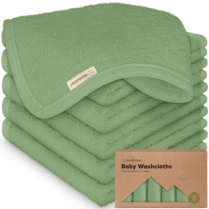 6-Pack Baby Washcloths