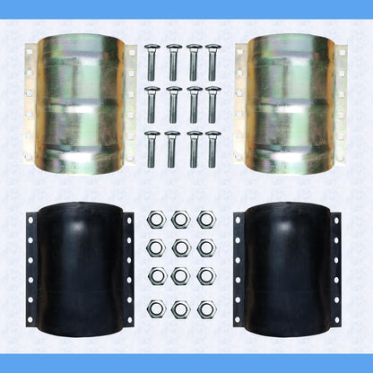 Water Pipe Repair Clamp for 6 inch Pipe(OD of The Applicable Pipe is About 6.5 inch),Leak Sealer for Pipes and Plumbing,Length 11.6 inch,Suitable for PE,PPR,Iron and Steel Pipes