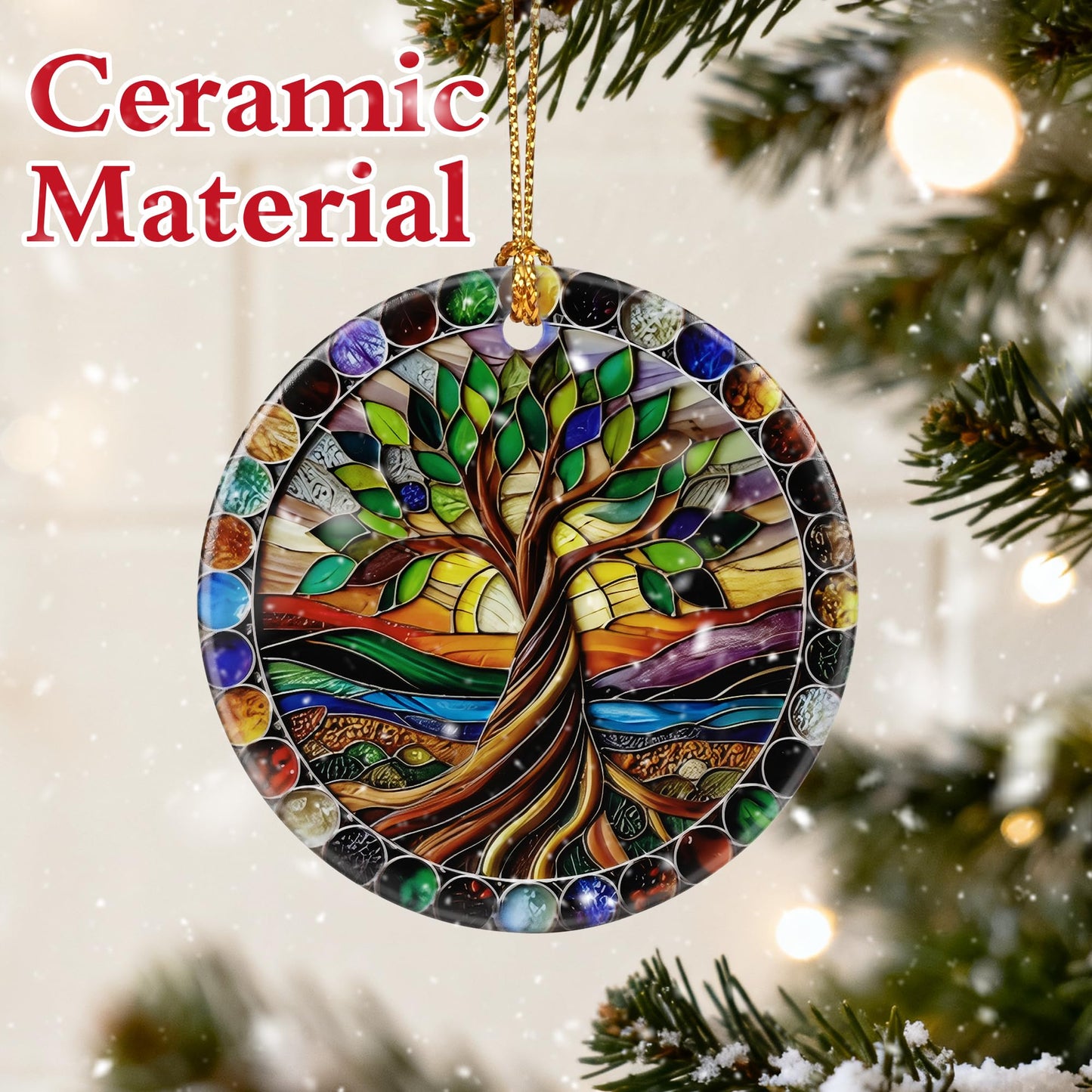 Tree of Life Ornament, Christmas Ornaments, Holiday Ornament, Christmas Tree Decorations, Tree of Life Gifts, Housewarming Gifts, Gift Exchange & Gift Idea, Giftbox Included