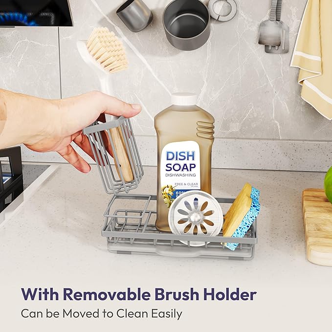 SWTYMIKI Sink Caddy Sponge Holder