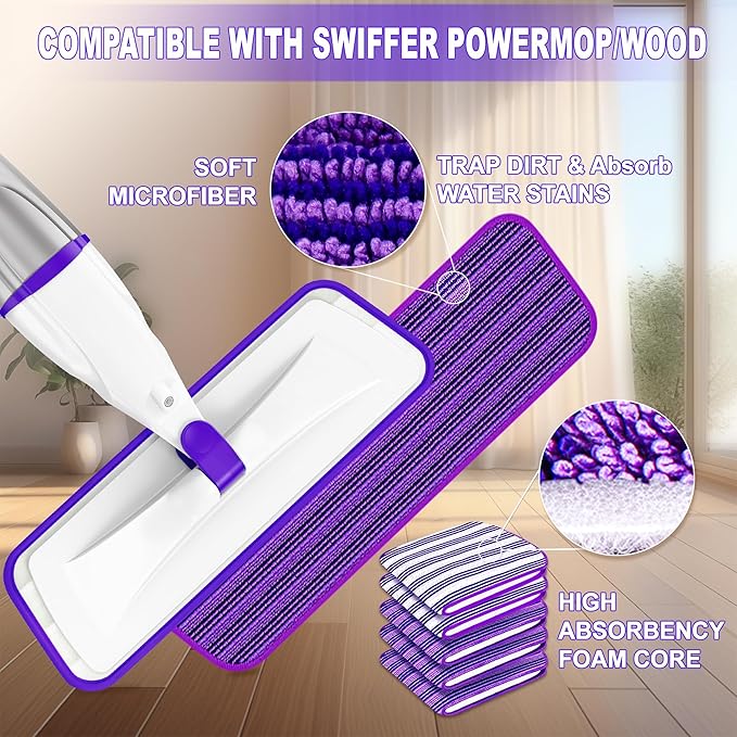 Spray Mops for Hardwood Floor Cleaning: EXEGO Wet Mops