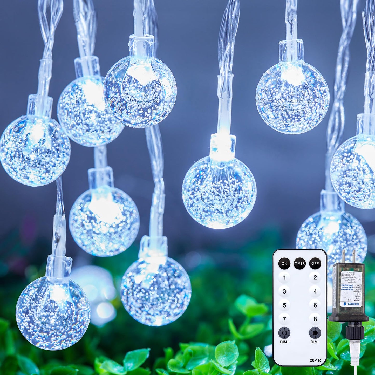 Minetom Globe String Lights