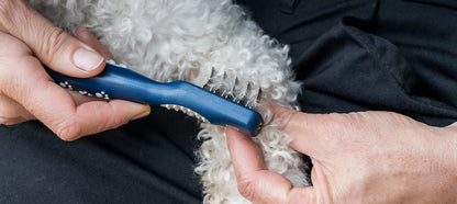 Mikki Doodles Dog Grooming De-Matting Tool, Heat Treated Micro Serrated Blades, Left & Right Hand Use, for Poodle Crossbreeds, One Size