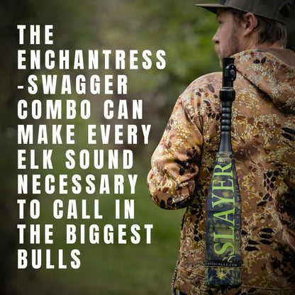 The Enchantress Elk Slayer | Push Button Elk Call for Realistic Cow Elk Sounds | Call + Bugle + Extra Reed