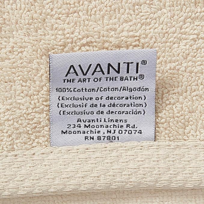 Avanti Linens - Bathroom Towel Set, 100% Soft and Absorbent Cotton Hand